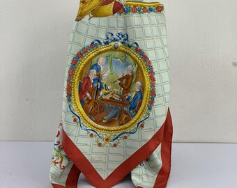 Vintage Hermès Paris Silk Scarf – Hommage A Mozart Babushka (35