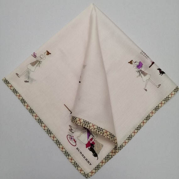 Panuelo Burberry vintage accesorios de bandana Burberry panuelo de bolsillo Burberry bufanda Burberry bufanda de cuello Burberry Etsy Espana