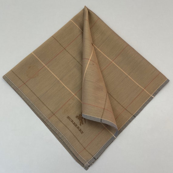 Vintage Burberry Handkerchief Burberry Bandana Accessories Burberry Pocket Square Burberry Scarf Burberry Neck Scarf Etsy