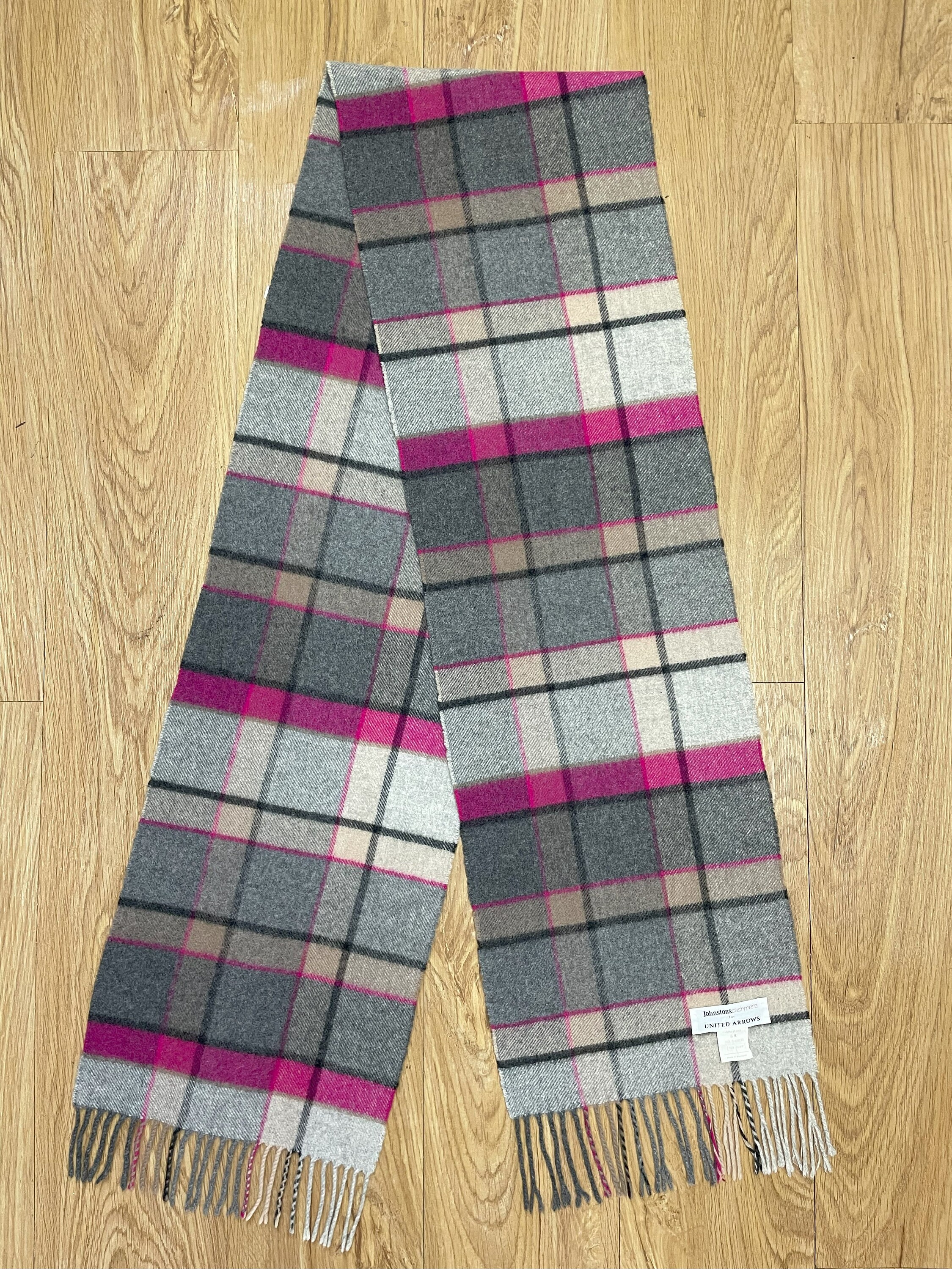 Johnstons of Elgin for United Arrows Scarf / Muffler / Warm 