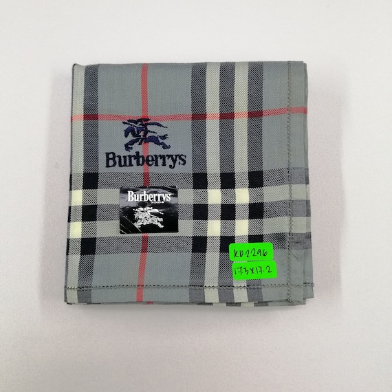 Vintage Burberry Plaid Handkerchief: Pocket Square Scarf - Etsy