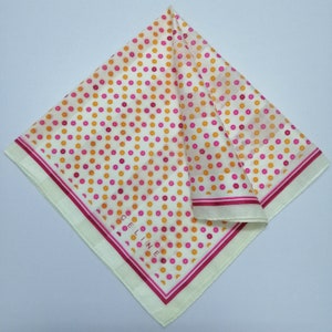 Vintage Celine Handkerchief, Celine Bandana Accessories, Celine Pocket Square, Celine Scarf, Celine Neck Scarf