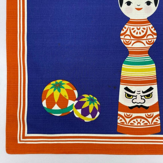 Vintage Japanese Furoshiki Handkerchief, Japanese… - image 4