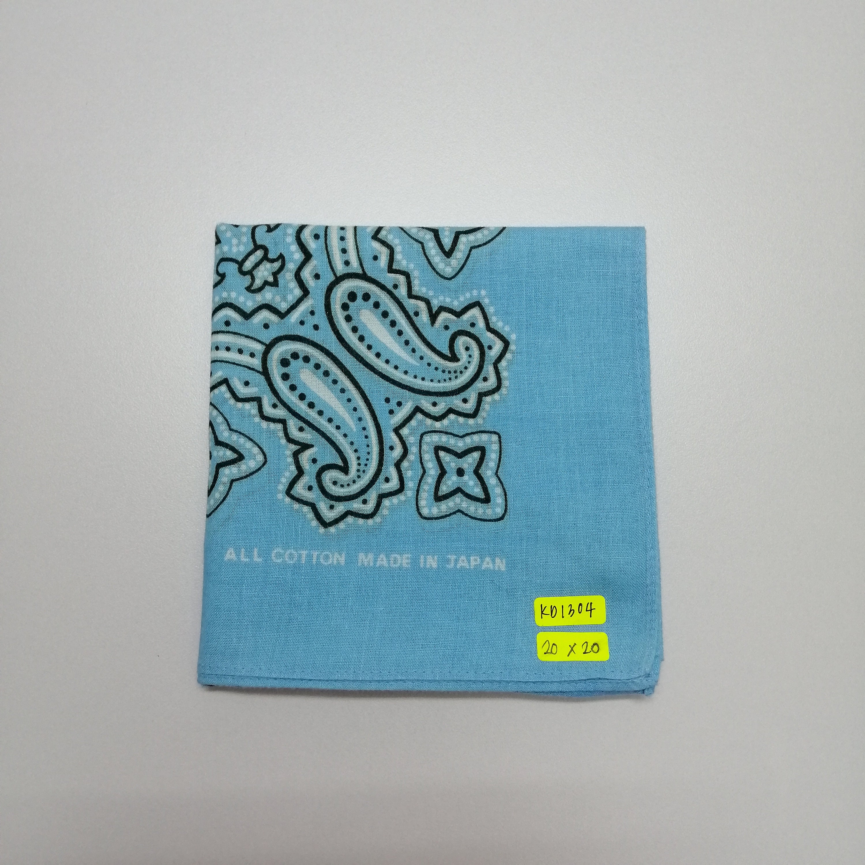 Vintage Bandana Paisley Nerima Domo Matsuri Made in Japan