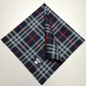 Vintage Burberry Handkerchief, Burberry Bandana Accessories, Burberry Pocket Square, Burberry Scarf, Burberry Neck Scarf