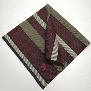 Vintage Burberry Handkerchief, Burberry Bandana Accessories, Burberry Pocket Square, Burberry Scarf, Burberry Neck Scarf