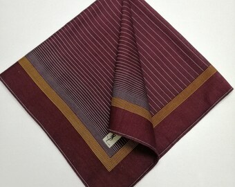 Vintage 90s YSL Handkerchief, Yves Saint Laurent Bandana Accessories, Yves Saint Laurent Pocket Square, Yves Saint Laurent Neck Scarf