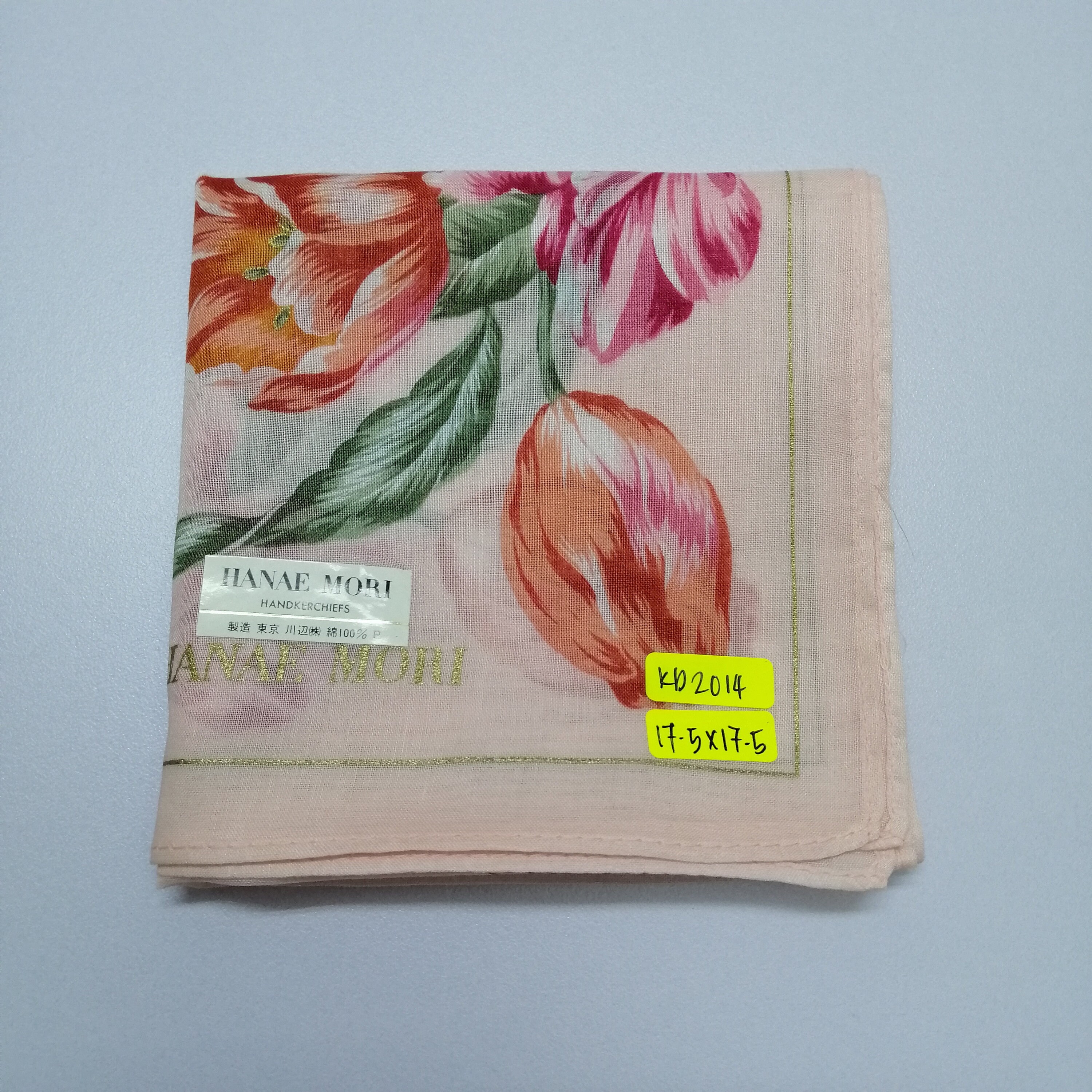 小物 HANAE MORI HANDKERCHIEFS HANAE MORI *White Butterfly Handkerchief 43cm /NAOSUKE*11 | eBay