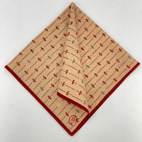 Vintage Japanese Furoshiki Handkerchief, Japanese… - image 1