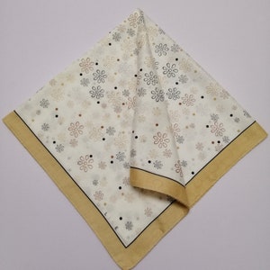 Vintage Celine Handkerchief, Celine Bandana Accessories, Celine Pocket Square, Celine Scarf, Celine Neck Scarf