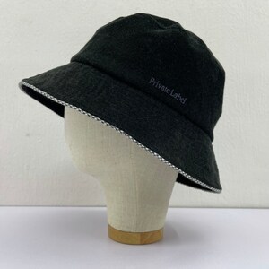 Vintage Private Label Bucket Hats, Nice Design Bucket Hat, Unisex Hat