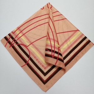 Vintage Celine Handkerchief, Celine Bandana Accessories, Celine Pocket Square, Celine Scarf, Celine Neck Scarf