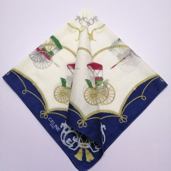 CELINE タッセル チェーン ハンカチ 7点セット ヴィンテージ セリーヌ