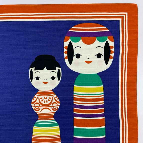Vintage Japanese Furoshiki Handkerchief, Japanese… - image 2