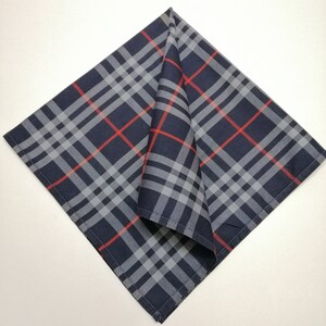 Vintage Burberry Handkerchief, Burberry Bandana Accessories, Burberry Pocket Square, Burberry Scarf, Burberry Neck Scarf