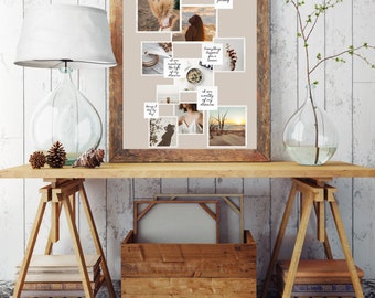 PRINTABLE MOOD BOARD | pretty and calm pictures