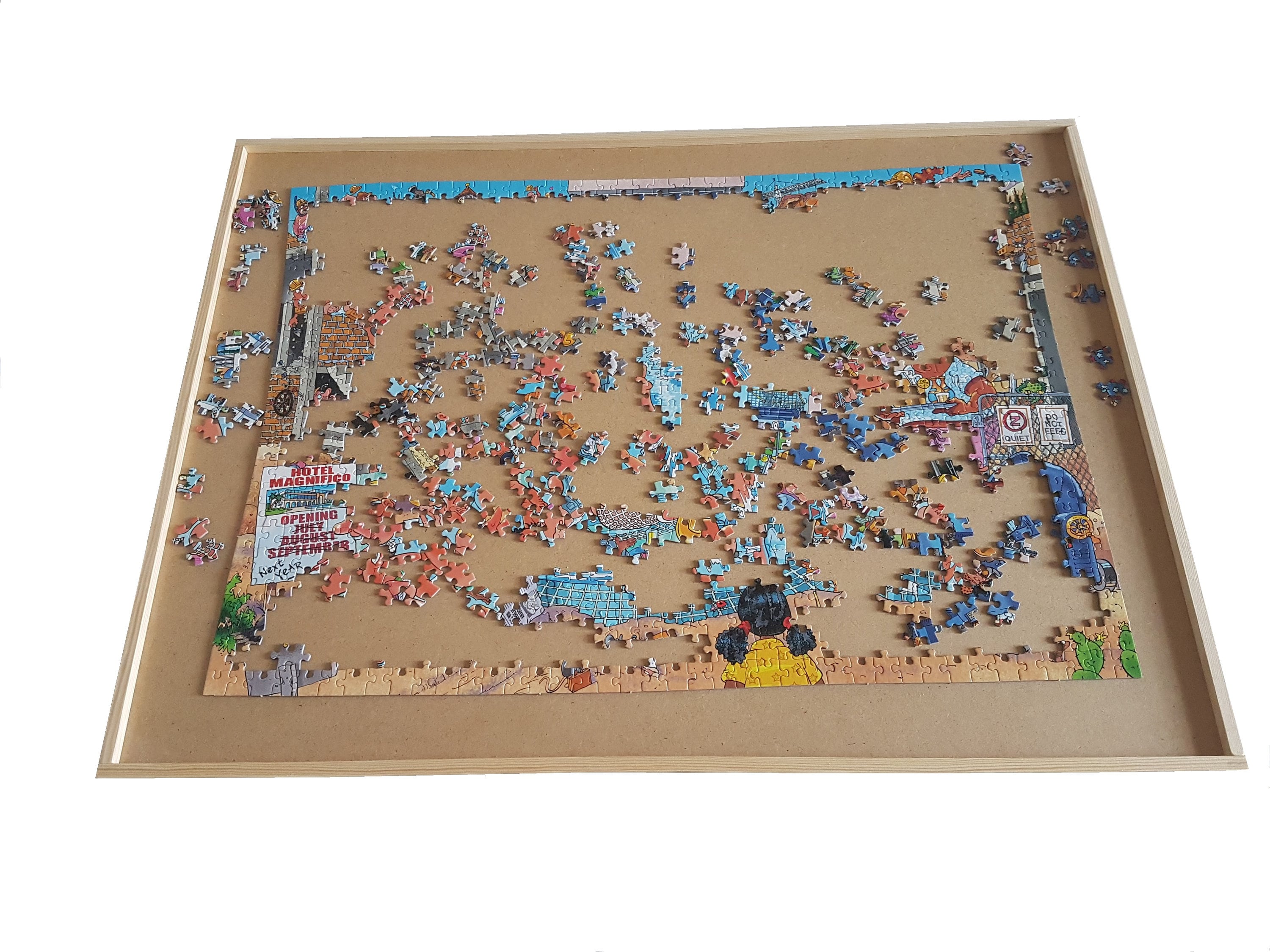 Wie Lange Braucht Man Für Ein 1000 Teile Puzzle Puzzlebrett Für Puzzles Bis 1000 Teile. Puzzle Board for Jigsaw Puzzles