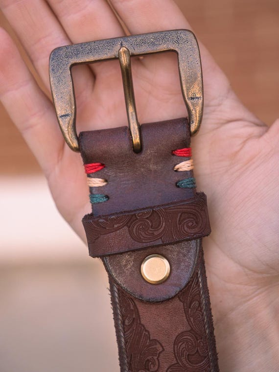 100% real leather belt, BV style Genuine Leather Belt, 100% Real Leather Belt for Men  main image 3