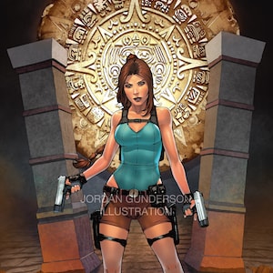 11x17 Print: Tomb Raider Classic