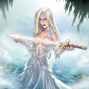 11x17 Print: Lady of the Lake