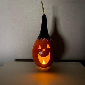 halloween pumpkin light, candle holder battery powered ,candelabra trinket pumpkin ,spooky pumpkin lantern,handmade decor