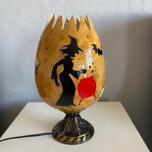 Halloween grote tafellamp, kalebaslamp nachtlamp, woondecoratie cadeau.