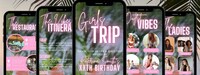 Digital Birthday Weekend Invitation, Animated Travel Itinerary, Rose Gold Miami Vacation Schedule Trip Evite, Editable Planner Template
