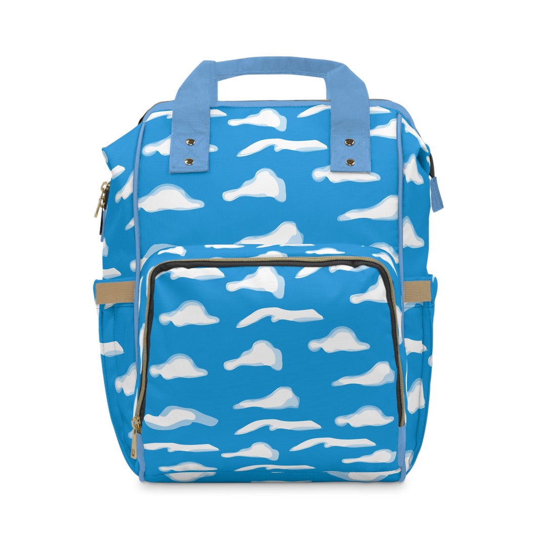 Multifunctional raspberry Clouds Diaper Backpack - Etsy