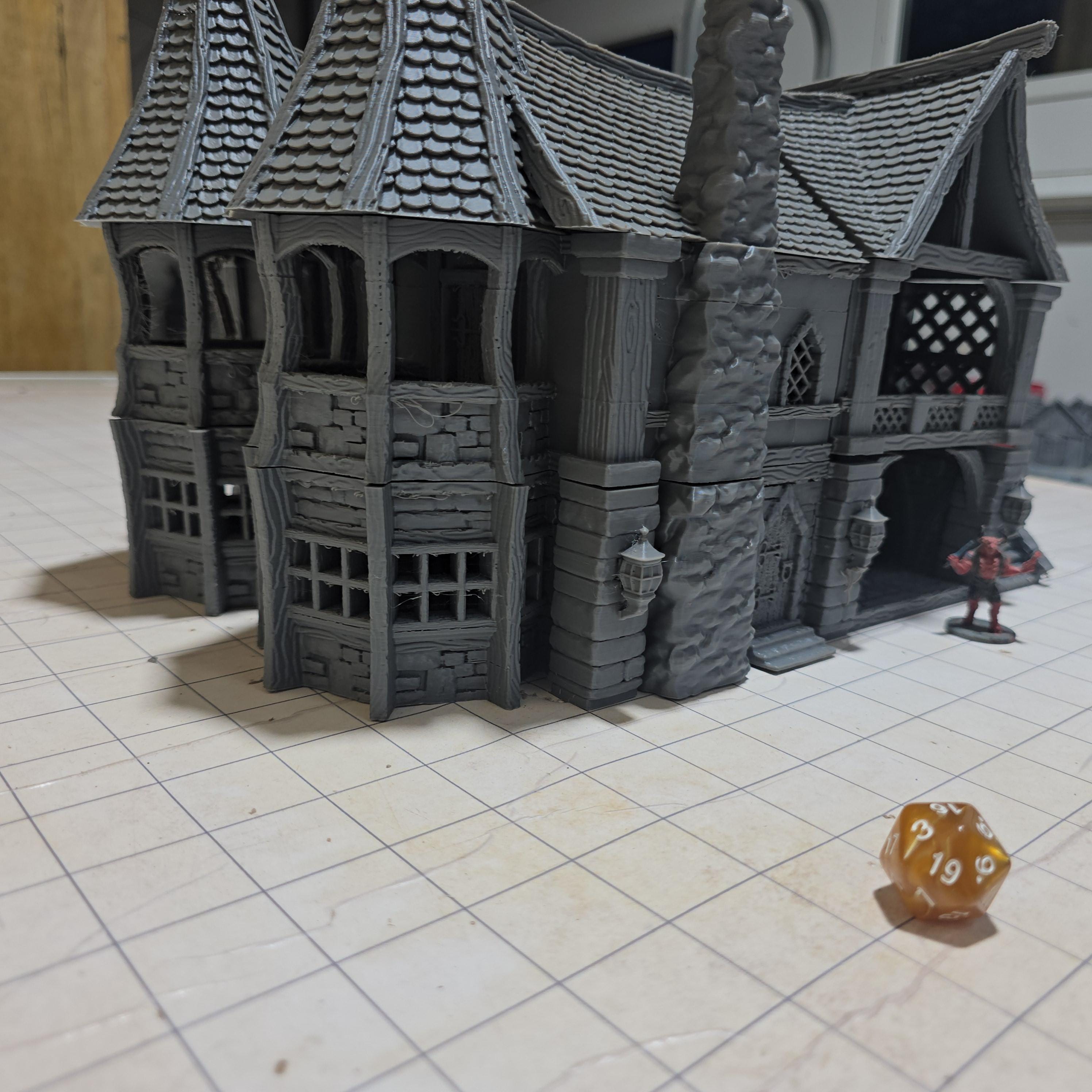 Small Inn of Strommdale: Medieval-style Inn Model for Tabletop Terrain ...