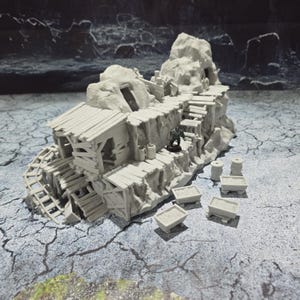 Abandoned Desert Mine, Ruins, Mine Ruin, Desert terrain