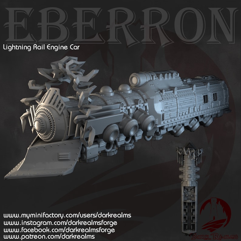 Steampunk Eberron Lightning Rail Warhammer Dungeons | Etsy
