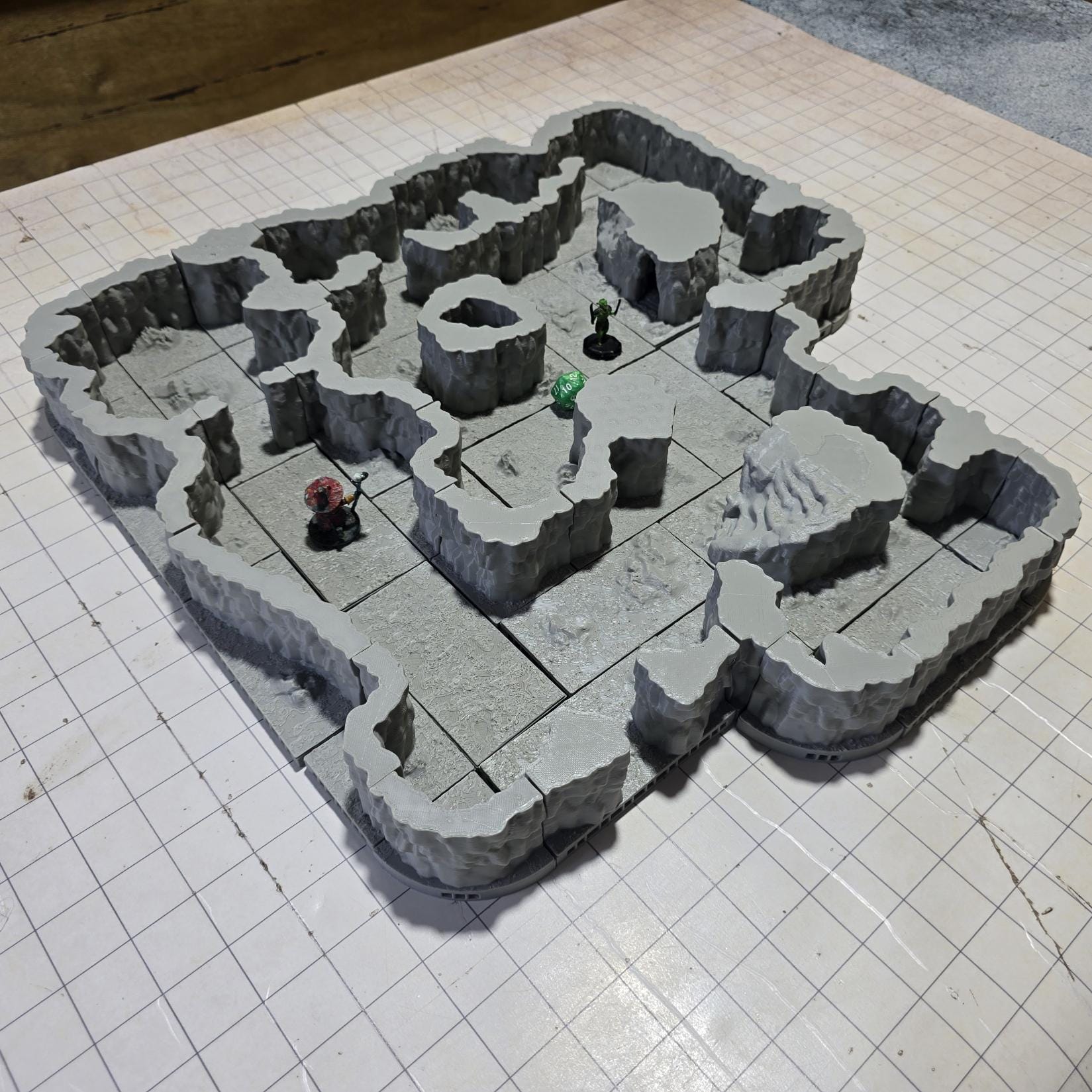Cavern: Fantasy Cave Terrain Set, 28MM Tabletop Terrain, Model Railroading, Gaming