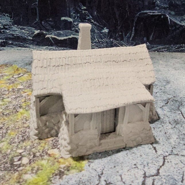 Simple Village Set - Farm Set - Simple Farm Buildings for Tabletop ...