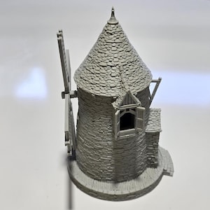 Greendale Windmill: Historical Colonial Windmill for D&D, Model Railroading, and Wargaming