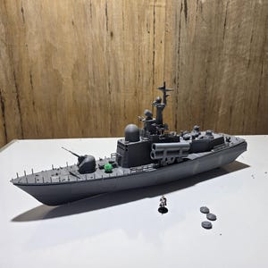 Tarantul class Corvette, Missile Corvette, patrol boat, Russian navy, Soviet, Navy, Ship, Attack boat, Hollow interior.