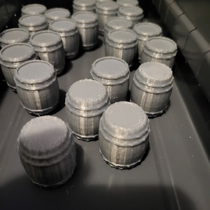 Barrels and crates, Market Terrain, 28mm Scale,   , Dungeons and Dragons,   terrain