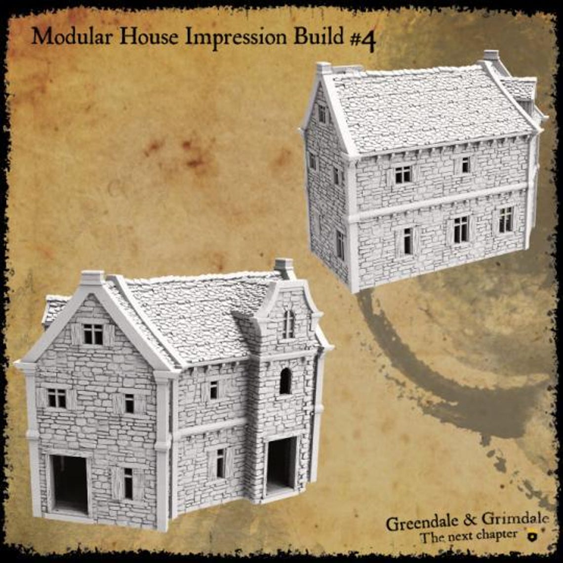 101 Piece Modular Building Set: 16th Century European Architecture for ...