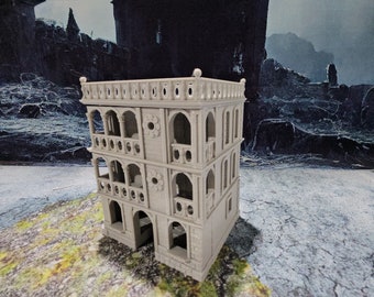 Ca Dario - City Mansion - City Block Building - Dungeons and Dragons - . - Terrain - City Terrain - City Building - 28mm Terrain