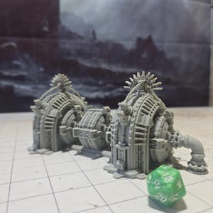 Grimdark Generator: Sci-Fi Power Core Terrain 28MM Tabletop Terrain, Model Railroading, Gaming