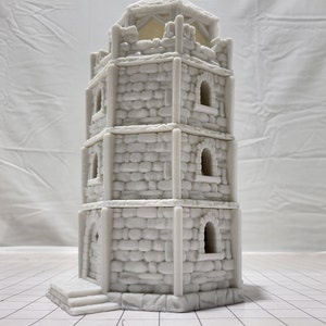 Stormhill Guard Tower, Tabletop Gaming, 28mm Scale, Stormhill City, city set, dungeons and dragons