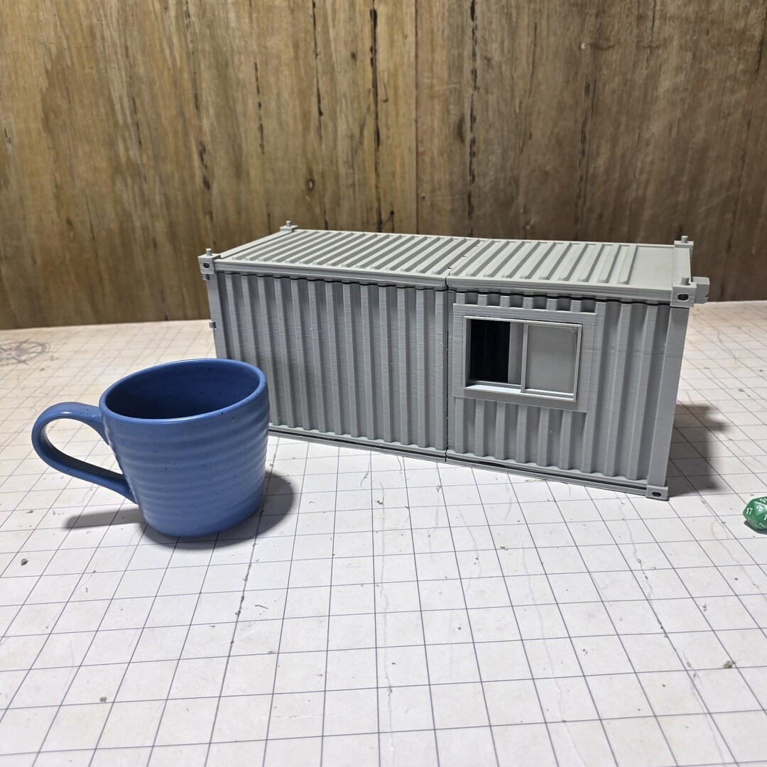 Container Home Gift Box: Modern Shipping Container Prop for Dice, RPG ...