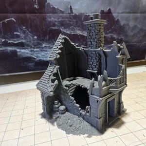 Briarwood Ruins: House 5 Ruin Perfect for Tabletop RPGs & Wargaming Dioramas