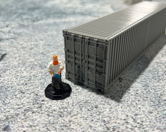 40 Ft Shipping container ,Model railroads, Miniature military, truck