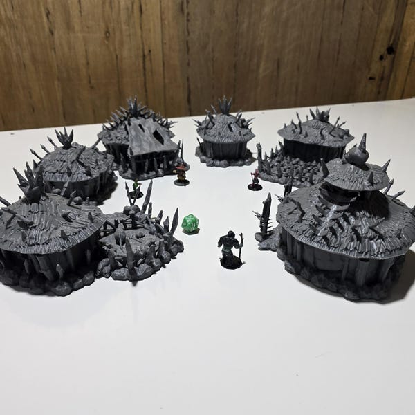 Goblin Huts 28mm