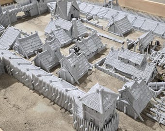 Viking Seaside Village, Viking Village Set, Village Set