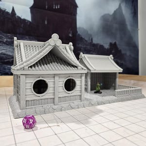 EDO Village, Shop and Restaurant, Samurai Shop, Samurai Village, EDO, Shop, Dungeons and Dragons, 28mm Terrain