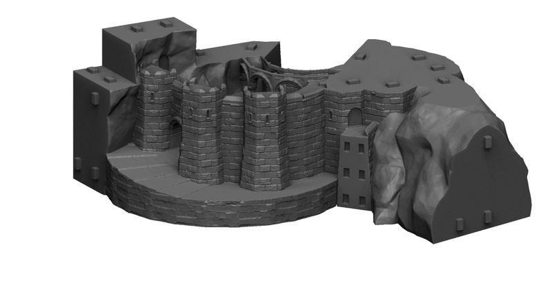 Helms Keep Dark Realms Mountain Keep, Mountain Keep, Helms Deep, Mountain ...