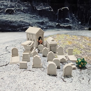 Small Graveyard, Cemetery, Mausoleum, dnd