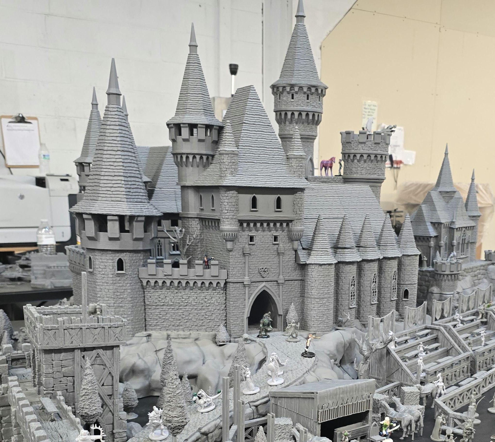 Castle Dracul-28mm, Curse of Strahd, Castle Terrain, Castle