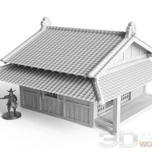 Samurai Small Guest House: Traditional Japanese Architecture for Tabletop RPGs, Model Railroading, and Wargaming